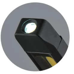 Foldelygte, genopladelig og roterbar, 1000 lumen - HAJ LIGHT