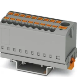 Fordelerblok ptfix 6/18x2,5-ns35 bu, 690 v, 24 a, 19 tilslutninger, blå