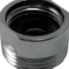 Forkormet nippelmuffe med nippel/muffe samt pakning, ¾" x ½"
