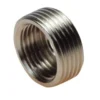 Forkromet gevindring med stopkant m. nippel/muffe, ½" x ⅜"