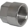 Forkromet messing formmuffe, ½" x ⅜"