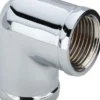 Forkromet messing vinkel 90° m. muffer, ½" x ½" – Viega