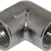 Forkromet messing vinkel 90° m. muffer, ½" x ½" – Øvrige