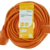 Forlængerledning, indendørs, jordforbundet, IP20, 20 meter, orange