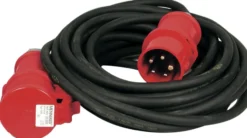 Forlængerledning udendørs m/jord, 400V, 5G1,5 mm², CEE - 10 meter