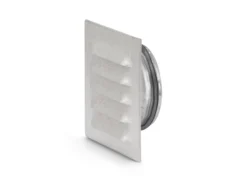 Fresh Murrist med studs, Ø100 mm, 165x165 mm, mat stål