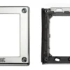 Frontramme Steel 1158/61, for 1 modul - Urmet