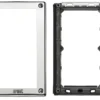 Frontramme Steel 1158/62, for 2 modul - Urmet