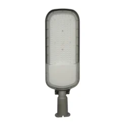 Gadelampe STREETOS 2, 150W, Neutral Hvid, 230V, 145/75°, IP65, IK09, 675x218x75mm, Grå, Skumringssensor