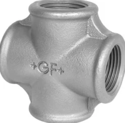 Galvaniseret kryds m. muffer