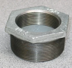 Galvaniseret nippelmuffe