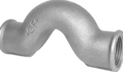 Galvaniseret overbøjning m. muffer