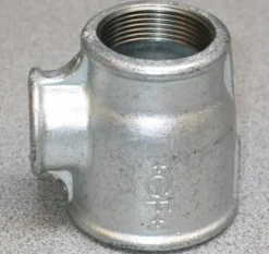 Galvaniseret tee 1/2" x 1/2" x 3/8"