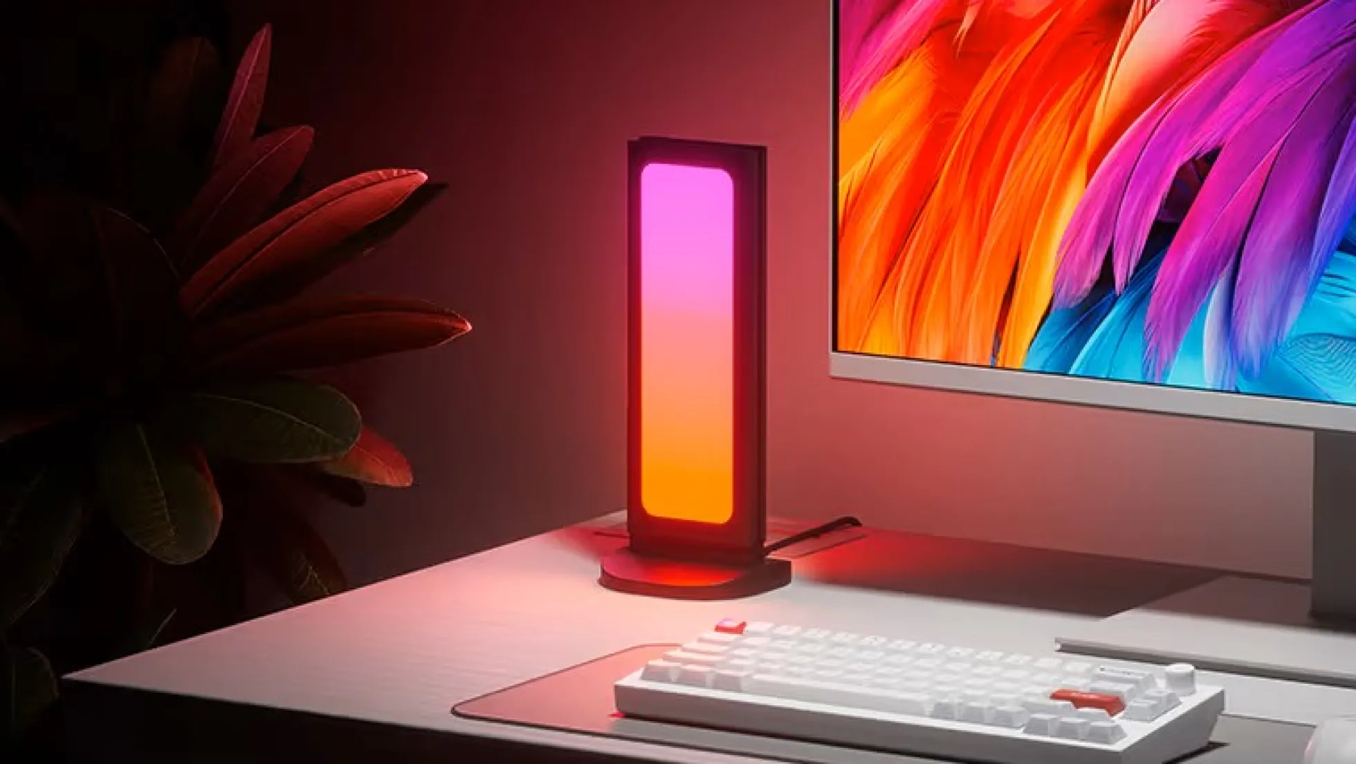 Gaming Dock Smart LED-bordlampe med USB - Nanoleaf