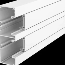 GA-53165RW Installationskanal, 53x165x2000, renhvid - OBO Bettermann - 2 meter