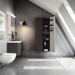Geberit Acanto væghængt toilet, TurboFlush, KeraTect, inkl. softclose sæde