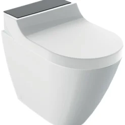 Geberit Aqc Tuma Comfort gulvstående douchetoilet, alpinhvid