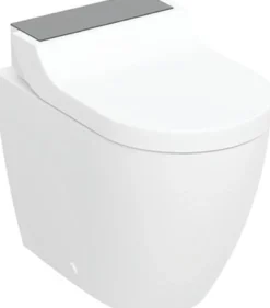 Geberit Aqc Tuma Comfort gulvstående douchetoilet, alpinhvid