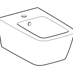 Geberit iCon Square hængebidet, 350 x 540 x 260 mm, hvid