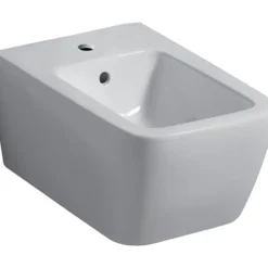 Geberit iCon Square hængebidet, 350x540x260mm, hanehul midt, uden armatur, porcelæn KeraTect