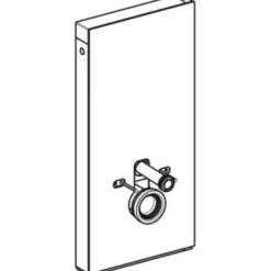 Geberit Monolith cisternemodul 480x106x1010mm 3/6ltr sort
