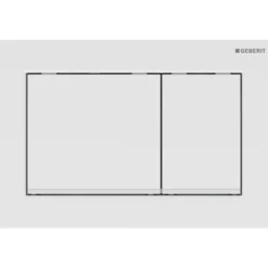 Geberit Omega20 Square betjeningsplade, flere farver