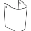 Geberit Renova Compact halvsøjle, 315 x 215 x 237 mm, hvid