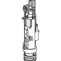 Geberit skyllegarniture 3/6ltr komplet indercisterne