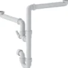 Geberit vandlås til 2 vaske med studs, 40mm x 1.1/2"