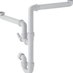 Geberit vandlås til 2 vaske med studs, 40mm x 1.1/2"
