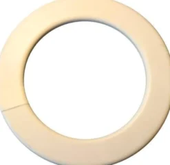 Gennemføring, hvid plast Ø160 mm