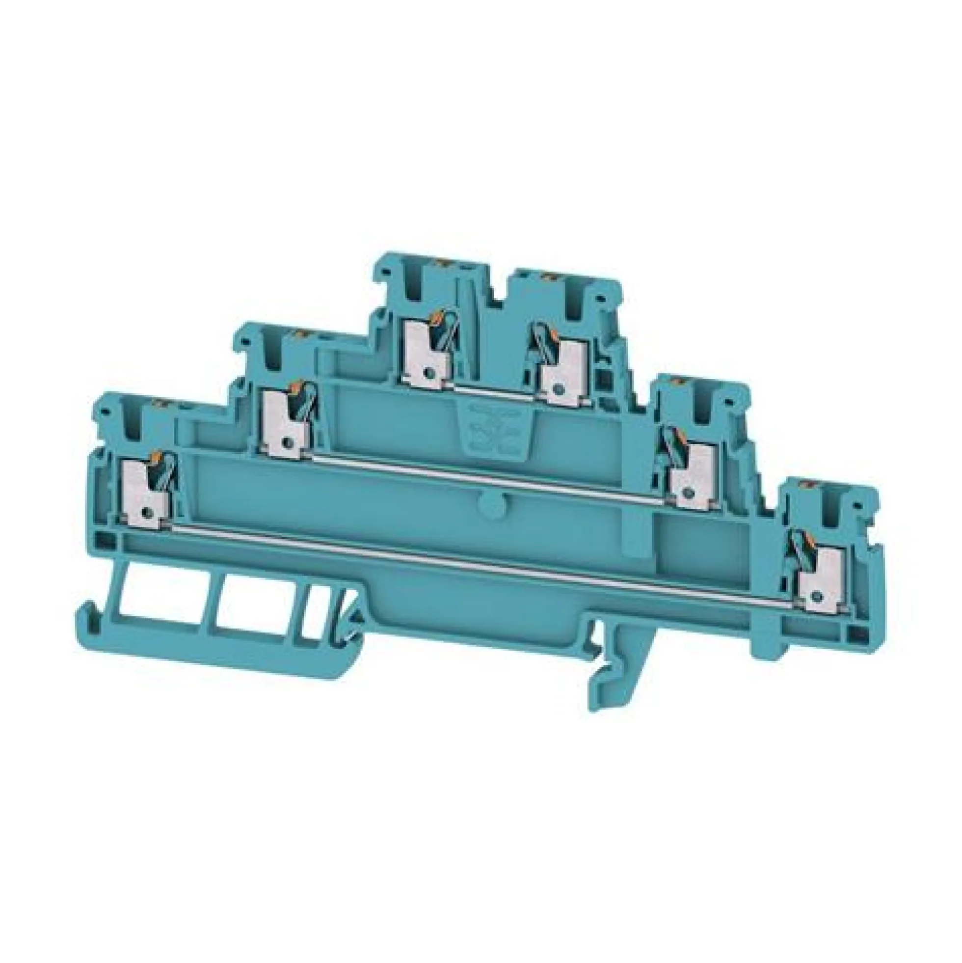 Gennemgangsklemme 1,5 mm² A3T blå
