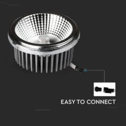 G53 LED spot, 20W, varm hvid, 230V, AR111 - V-Tac