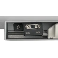 GLENOS 60, LED spejllampe grå, CCT switch 3000/4000K