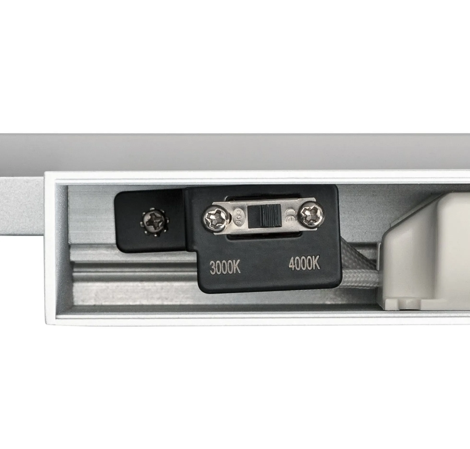 Glenos 60, LED spejllampe med CCT switch 3000/4000K, hvid - SLV