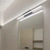GLENOS 60, LED spejllampe sort, CCT switch 3000/4000K