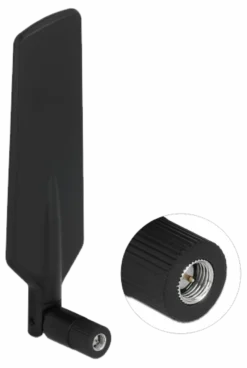 5G LTE antenne, SMA plug, -1, 3 dBi, rotatable tilt joint