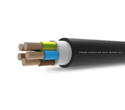 5G10 mm² Installationskabel halogenfri, fx. til elbil, pr. meter, sort