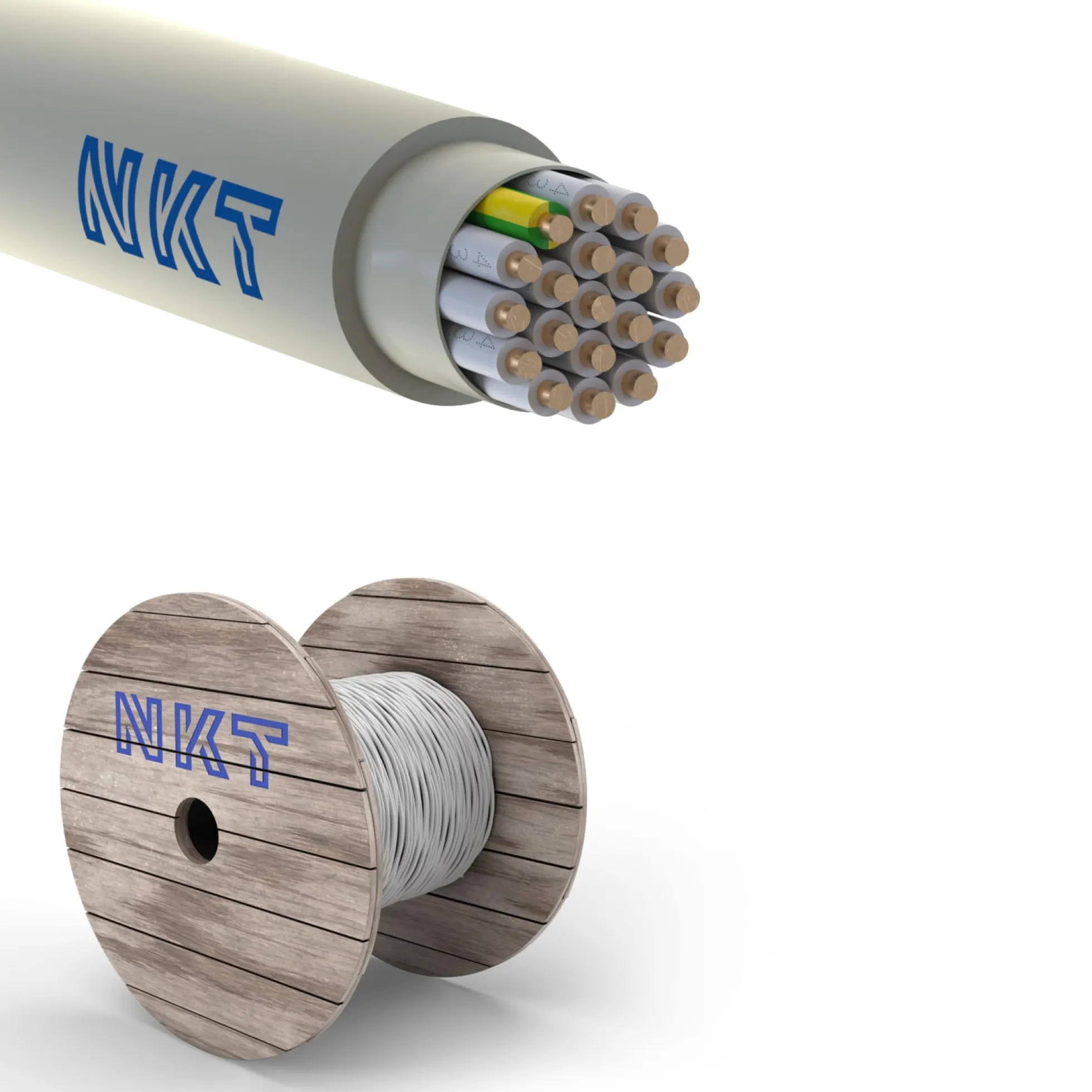 19G1,5 mm² Installationskabel halogenfri, NOIKLX® 90, afmålt pr. meter (klippes) – NKT