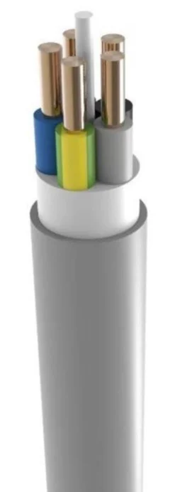 5G6 mm² Installationskabel halogenfri, fx. til ladeboks, pr. meter