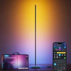 Govee Floor Lamp Lite, gulvlampe, Matter + Bluetooth, sort
