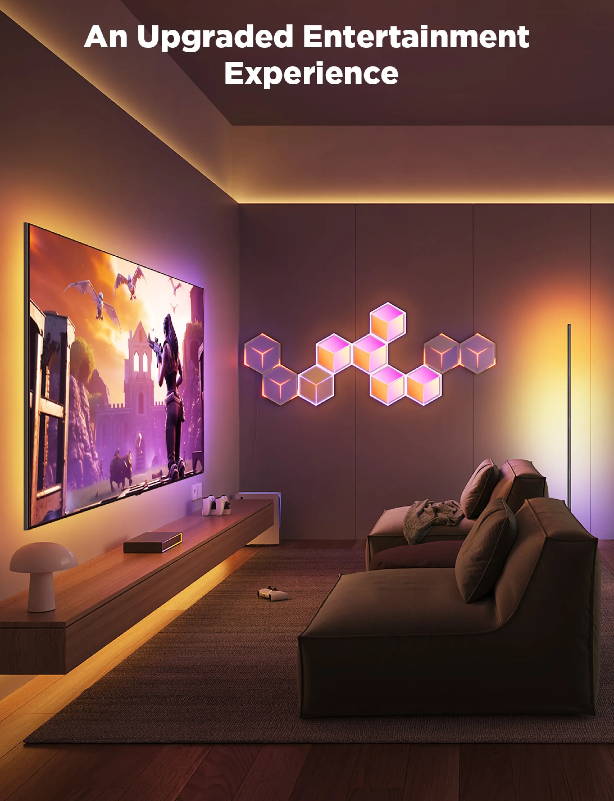 Govee Glide Hexagon Light Panels Ultra - 7-pak