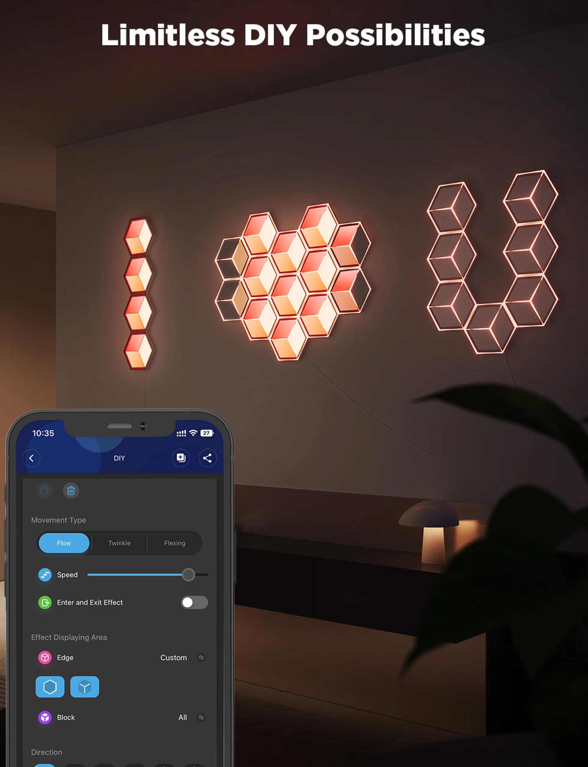 Govee Glide Hexagon Light Panels Ultra - 7-pak