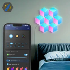 Govee Glide Hexa Pro Light Panels, RGBIC, Bluetooth, WiFi - 10-pak