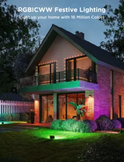 Govee Outdoor Ground Lights 2, spydspot, Bluetooth, WiFi - 4-pak
