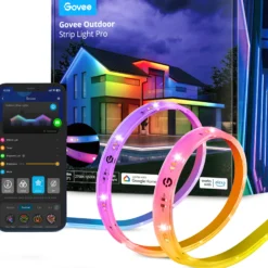 Govee Phantasy Outdoor LED Strip Lights, RGBICWW, Matter, Bluetooth, WiFi, 10 meter