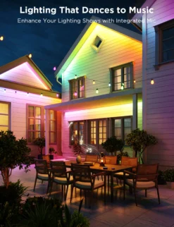 Govee Phantasy Outdoor LED Strip Lights, RGBICWW, Matter, Bluetooth, WiFi, 10 meter