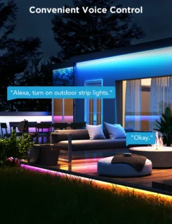 Govee Phantasy Outdoor LED Strip Lights, RGBICWW, Matter, Bluetooth, WiFi, 10 meter