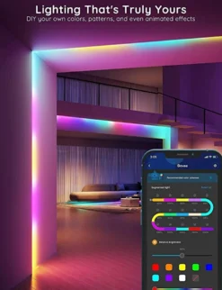 Govee RGBIC Basic LED-Strip, Wi-Fi, Bluetooth