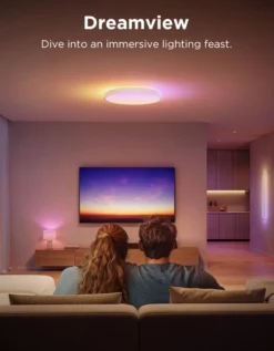 Govee Round Smart Ceiling Light, rund plafond, 38 cm, hvid